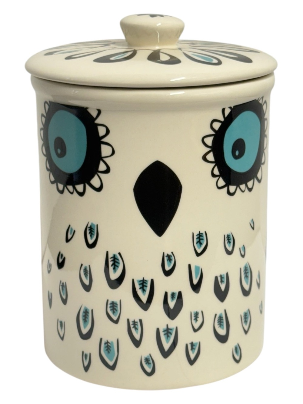 Hannah Turner Bird Life series Ceramic Owl Canister